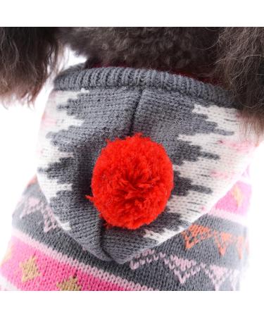 Buy Hrttsy Christmas Dog Sweater | Winter Warm Pullover for Small & Medium Dogs | Cozy Pet Hoodie Costume - Buy Online on GoSupps.com