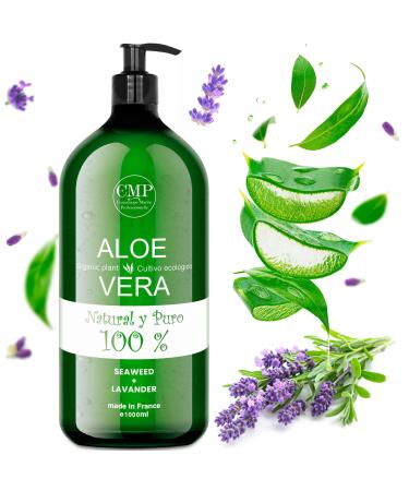 Made in France After Sun Gel with Aloe Vera & Lavender Refreshing & Caring 1000 ml Lavender 1 l 1er Pack