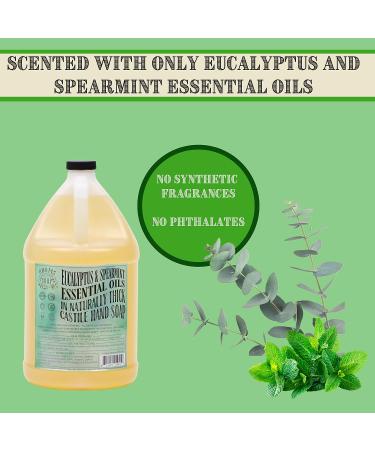 Adams Handmade Eucalyptus Spearmint Liquid Hand Soap 1 Gal - 128 Fl Oz | Pack of 1 - Buy Online on GoSupps.com