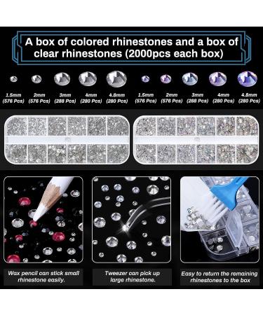 B7000 Clear Glue Bedazzler Kit with 4013PCS Rhinestones - Jewelry Making Kit for Tumblers, DIY Crafts - 3 PCS 25 ML B-7000 Adhesive - Paradise Shine Crystal Clear - Buy Online on GoSupps.com