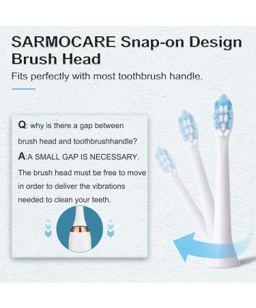 8 Pack Replacement Toothbrush Heads Compatible with Philips Sonicare | Fits Models C2 C3 C1 G2 W 4100 Hx6250 Hx9023/65 Diamond-Clean G3 W3 A3 | High Quality Brush Heads - Buy Online on GoSupps.com