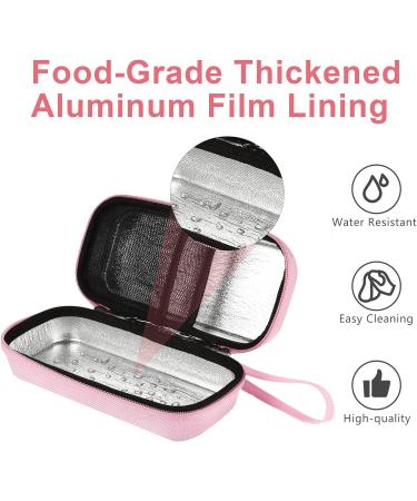 MUSHENJI Insulin Pen Cooler Travel Case - Portable Diabetic Organizer with Ice Brick - Pink - Buy Online on GoSupps.com