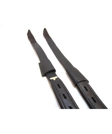 Buy PS Horse Articles Mono Stirrup Leathers - Buckleless Extra Thin Suspension - Brown (Long) | Premium Equestrian Gear for International Shipping - Buy Online on GoSupps.com