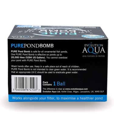 Evolution Aqua Pure Pond Bomb - Clear Healthy Water Treatment for 20,000L - Buy Online on GoSupps.com