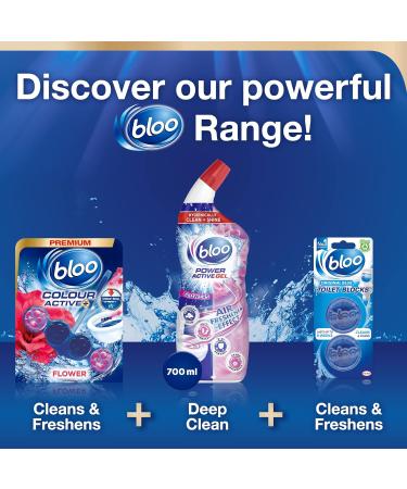 Bloo Colour Active Fresh Flowers Toilet Rim Block 50g - Pack of 1 - Buy Online on GoSupps.com