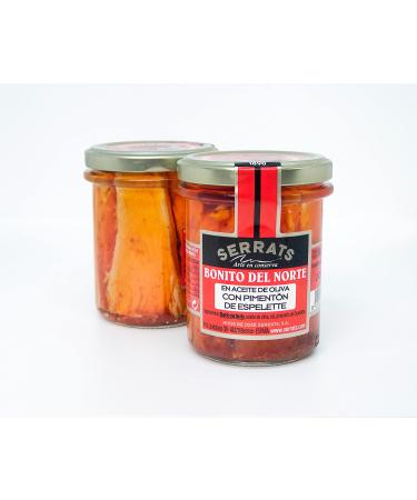 SERRATS 12 Pieces Bonito del Norte del Cant brico in Olive Oil with Espelette Paprika 190g