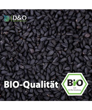 Organic Black Cumin Seeds 250g - Nigella Sativa from Egypt | Certified Black Caraway - Entire Seeds - Buy Online on GoSupps.com