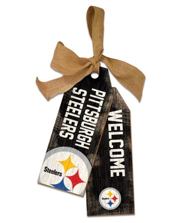 NFL Pittsburgh Steelers Unisex Pittsburgh Steelers Team Tags, Team Color, 12 inch