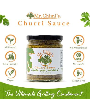 Mr. Chimi's Original Churri Sauce - Authentic Chimichurri for Grilling & Marinades - Buy Online on GoSupps.com