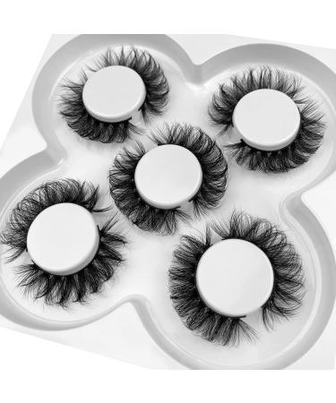 15mm Russian Strip Lashes Natural Wispy Mink False Eyelashes Fluffy Short Russian Strip Eyelash Like Extension Volume Eye Lashes Pack by Geeneiya - DD Curl DD Curl(G18)