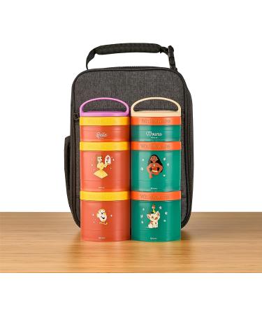 Whiskware Disney Stackable Snack Containers - Jasmine and Magic Carpet Design for Kids - 3 Cups for School and Travel - Buy Online on GoSupps.com