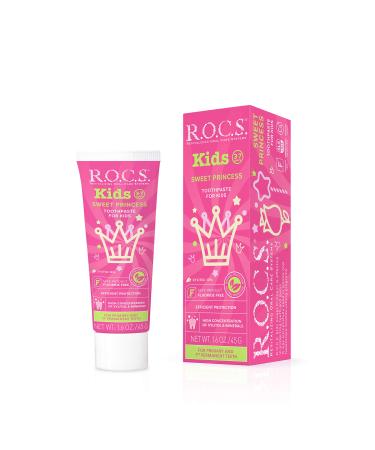 R.O.C.S. Kids Sweet Princess Toothpaste 3-7 Years  1.6 oz (45 g)