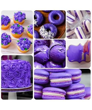 Shop Purple Food Color Gel - 100ml Concentrated Gel for Cakes Baking & DIY - Sugar-Free Ideal for Macarons Cookies & Easter Eggs - Buy Online on GoSupps.com