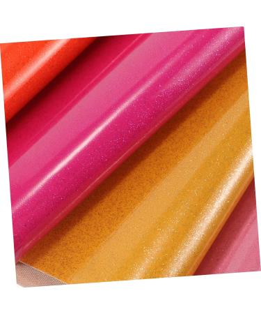 Anneome Fake Jelly Leather 8 Sheets Jelly Leather Earring Making Materials Furniture Upholstery Fabric Earrings Glossy - Buy Online on GoSupps.com