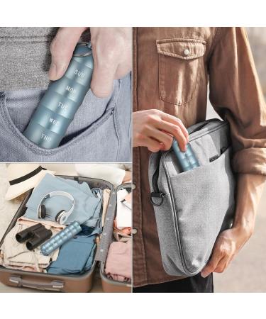 Waterproof Portable Keychain Pill Box | Moisture & Light Resistant Travel Organizer for Camping & Daily Use - Buy Online on GoSupps.com