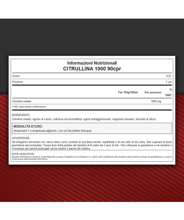 Buy WHY SPORT Citrullina 1000 - Citrulline Malate Supplement - 90 Tablets for Enhanced Performance | International Shipping - Buy Online on GoSupps.com