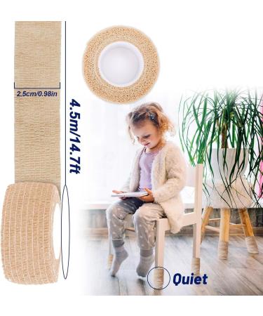 Furniture Pads Roll Finger Furniture Tape Bandage Non Slip Cohesive Wrap Bandages Flexible Stretch Bandages for Cabinets Beach Chairs Sofas Recliners Money money 4pcs-khaki - Buy Online on GoSupps.com