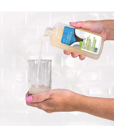 Desert Essence Coconut Oil Pulling Rinse - 8 Fl Oz - Tea Tree & Vitamin C, Reduces Plaque & Freshens Mouth - Buy Online on GoSupps.com