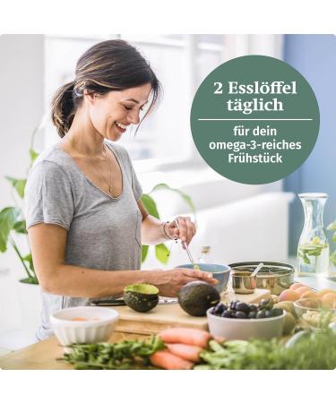 Dr. Budwig Omega-3 DHA + EPA PUR (250 ml) - Vegan Cold-Pressed Oil Blend with Linseed Algae & Evening Primrose - Rich in Unsaturated Fatty Acids - Buy Online on GoSupps.com