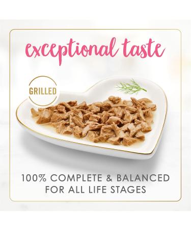 Fancy Feast Grilled Wet Cat Food Salmon & Shrimp Feast in Gravy - 85 g Can (24 Pack) - Buy Online on GoSupps.com