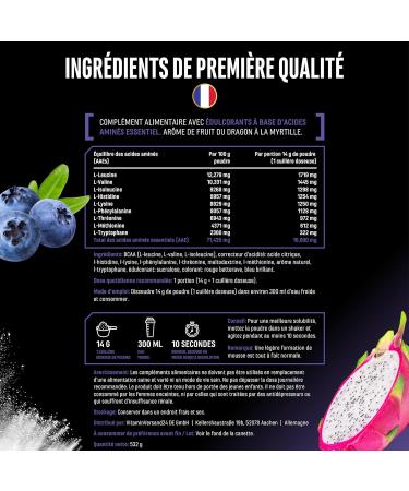  GEN GERMAN ELITE NUTRITION EAA Powder 532g (38 servings) - The 9 essential amino acids including histidine & BCAAs - Human Code formula - Very good so - Buy Online on GoSupps.com