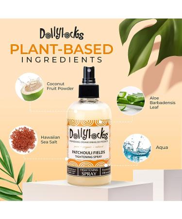 Patchouli Fields Sea Salt Spray and Loc Moisturizer for Dreadlocks - Professional Tightening and Moisturizing Spray - No Frizz Solution for Men and Women - Buy Online on GoSupps.com