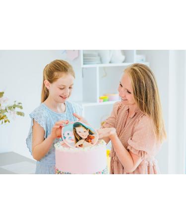 Premium Custom Photo Fondant Cake Topper | Edible Sugar Image for Birthdays - Oval 20x27 cm - Buy Online on GoSupps.com