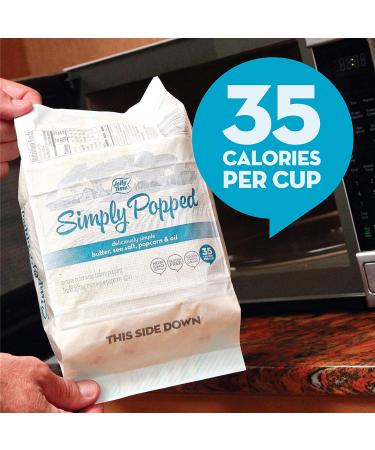 JOLLY TIME Simply Popped Natural Microwave Popcorn | Non-GMO & Palm Oil-Free | 3-Count Box (Pack of 4) Butter Flavor 3 oz (Pack of 12) - Buy Online on GoSupps.com