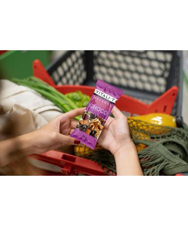 Vitali-T Collation| Snack | Choco Trail Mix | m langes de noix choco sentier | Bo te de 15 x 50 g | Collation nutritive et nergisante | Pratique et facile emporter | Ingr dients de qualit sup rieure enti rement naturels et sain| Contient graines de citrou - Buy Online on GoSupps.com