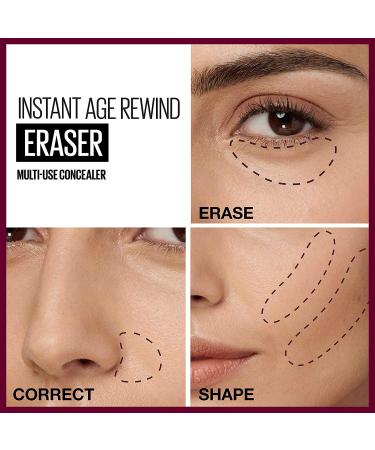 Maybelline Instant Age Rewind Eraser Dark Circles Medium Concealer 0.2 Fl Oz (Pack of 2) - Buy Online on GoSupps.com