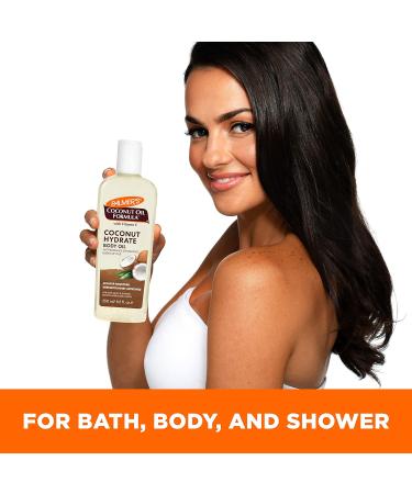 Palmer's Coconut Oil Formula Body Oil Body Moisturizer with Green Coffee Extract Bath Oil for Dry Skin 8.5 Ounces (Pour Cap) (Pack of 2) - Buy Online on GoSupps.com
