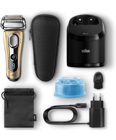 Braun 9299cc Series 9 Men's Electric Beard Trimmer with Blade Cleaning Station and Travel Case Gold Edition - Buy Online on GoSupps.com