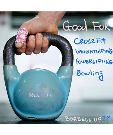 Barbell UP Professional Thumb Tape - Finger Protection for Weightlifting, Powerlifting, Crossfit, Yoga - Hand Grip Support for Deadlift, Barbell Hook Grip - SKULL - Buy Online on GoSupps.com