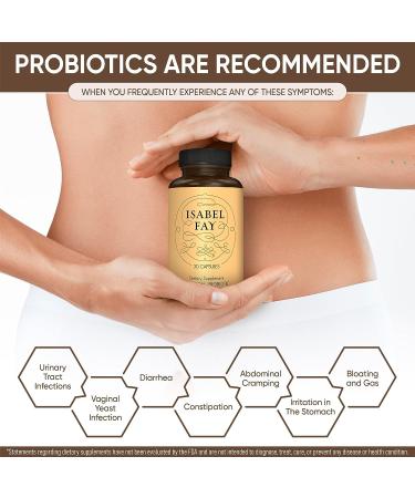 Isabel Fay Urinary Tract Health Probiotic - 30 Billion CFU - Supports Bladder, Digestive, Vaginal Health - 30 Capsules - Buy Online on GoSupps.com
