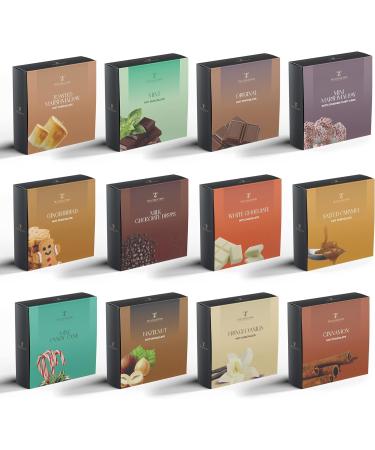 Hot Chocolate Gift Set - Flavoured Hot Chocolate 12 Pack Luxury Hot Chocolate Set Hot Chocolate Gifts For Women Men Kids Adults - Birthday Gift For Mom and Dad - Variety Pack - Buy Online on GoSupps.com