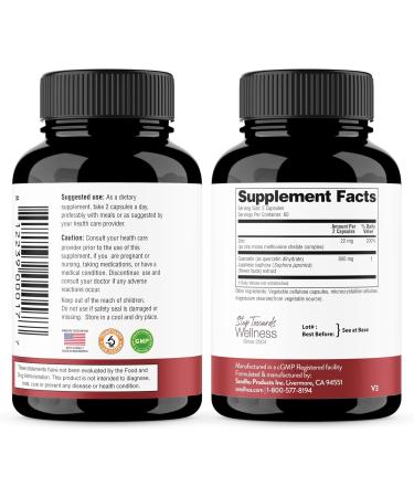 Sandhu's Zinc Quercetin & Magnesium Glycinate Complex with Quercetin Capsules | Supports Immune Muscle Health & Quality Sleep - Buy Online on GoSupps.com