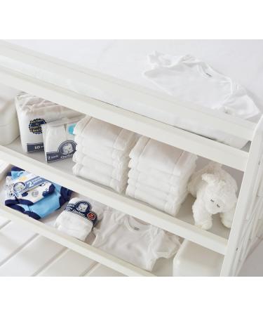 Gerber Baby Girls White Bibs - Pack of 3 (3 Years) | Soft & Absorbent - Buy Online on GoSupps.com