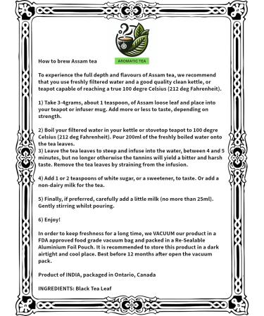 Flavour of Assam - Buy Online on GoSupps.com