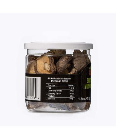 Dried Shiitake Mushrooms 1.5oz - Vigorous Mountains Shitake Mushroom - Buy Online on GoSupps.com