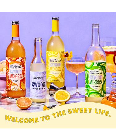 Zero Calorie Swoon Cocktail Mixer Variety Pack by Swoon - Keto Friendly, Sugar & Gluten Free - 25oz Bottles (Pack of 3) - Cucumber Mint, Ginger Lime, Margarita Flavors - Buy Online on GoSupps.com