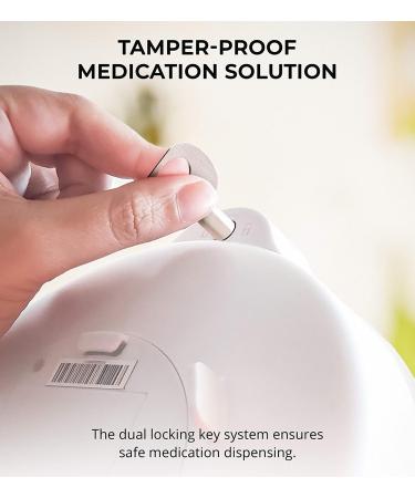 Blucoil Automatic Pill Dispenser with Medication Alarm Reminder, LED Flasher, and Dual Safety Locks (28-Day) - Buy Online on GoSupps.com