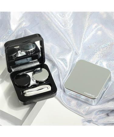 FCSHFC Contact Lens Case Girl Cute Higend Portable Simple Companion Storage Beauty Contact Box (Color : Black) - Buy Online on GoSupps.com