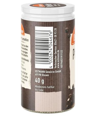Buy Ostmann Black Pepper Ground 40g - Pack of 2 | Premium Quality | International Shipping - Buy Online on GoSupps.com