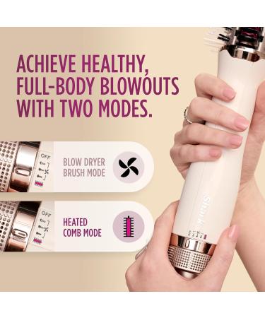 Shark HT202 SmoothStyle Heated Comb & Blow Dryer Brush | Dual Mode | Perfect for All Hair Types | Silk Straightener - Buy Online on GoSupps.com