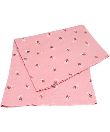 Kids Pink Flowers Cotton Neck Warmer for Boys and Girls - Versatile Scarf, Hat, and Bandana - Buy Online on GoSupps.com