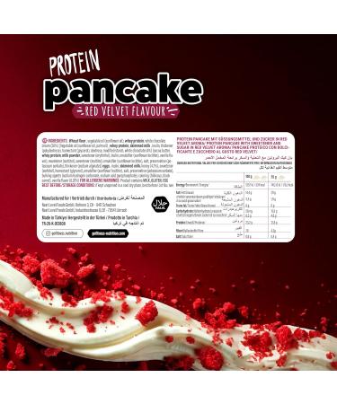 Next Level Foods Go Fitness Protein Pancake 12x55g Red Velvet Functional food Protein Snacks Red Velvet 12x55g - Buy Online on GoSupps.com