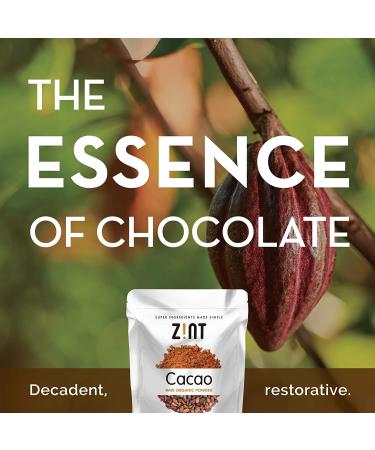 Zint Raw Organic Cacao Powder 16 oz - Pure Superfood for Baking & Smoothies - Buy Online on GoSupps.com
