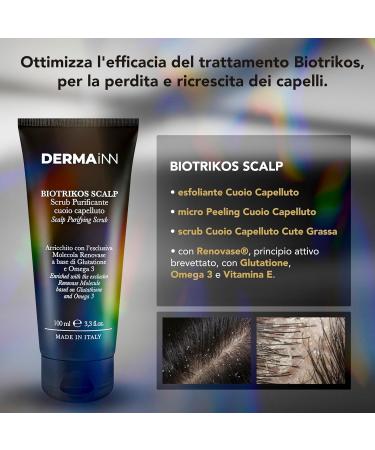 Biotrikos Scalp Gommage Purifiant Pour Le Cuir Chevelu Avec Glutathion et Oleurop ine Gommage Cheveux Gommage Cuir Chevelu Peeling Cuir Cheellute Co Wash - Gommage Cheveux Grais Gommage Mignon - Buy Online on GoSupps.com