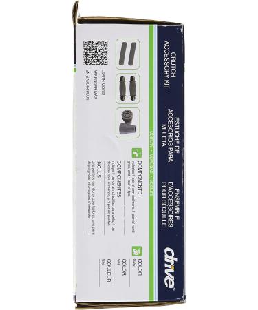 Drive Medical Crutch Accessory Replacement Kit - Universal Crutches, Gray - Buy Online on GoSupps.com