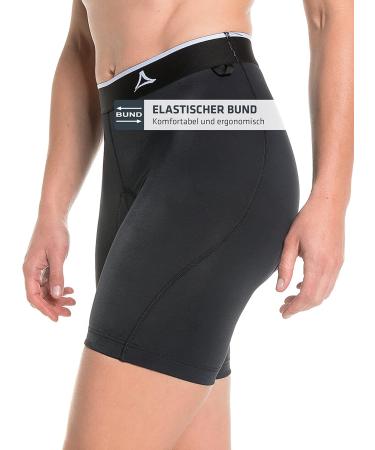 Sch ffel Women's Skin Pants 2H L | Breathable Bike Underpants with 4-Way Stretch & Bacteriostatic Treatment - Size 38 Black - Buy Online on GoSupps.com